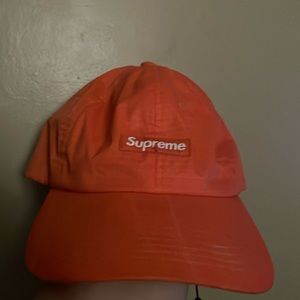 Orange supreme dad hat